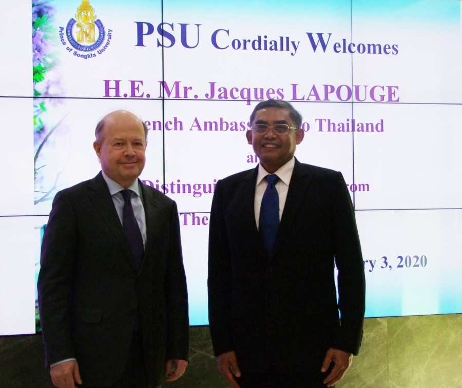 H.E. the French Ambassador honors PSU