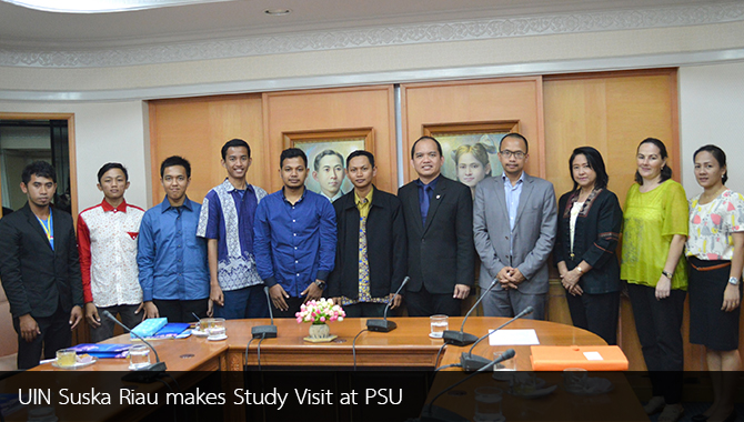 UIN Suska Riau makes Study Visit at PSU