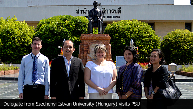 Szechenyi Istvan University (Hungary) Delegate visits PSU